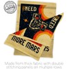 More Mars Burlap House Flag - Pack Armed Forces NASA