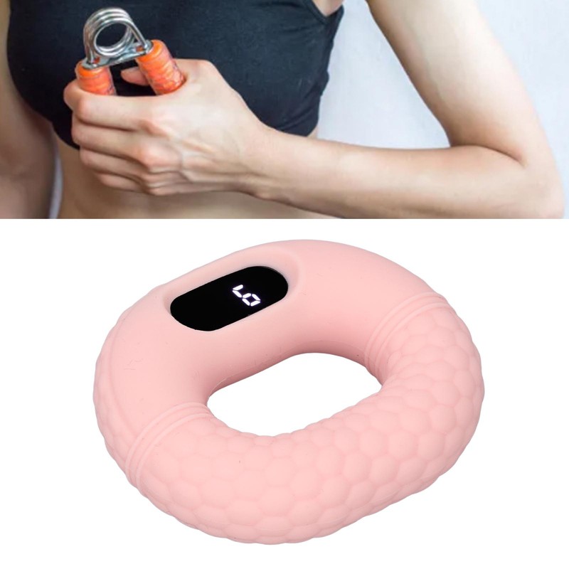Silicone Hand Grip Strengthener Muscle Training Adjustable Strength Hand Strengthener
