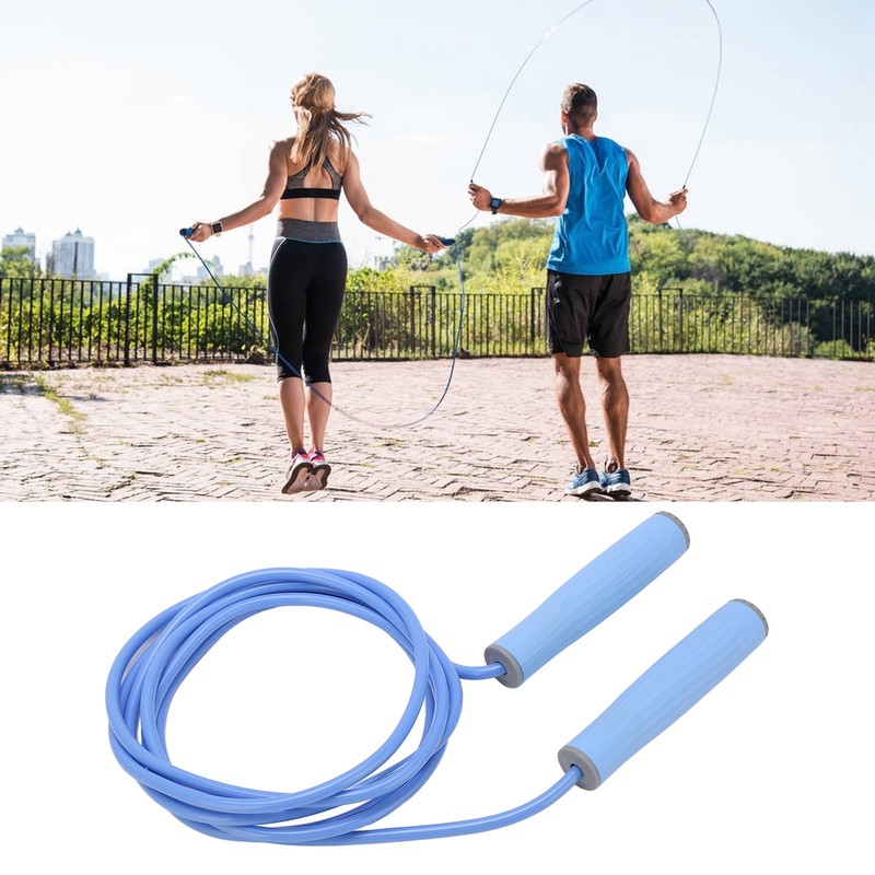 Sports Skipping Ropes Silicone Weighted Adjustable Jumping Ropes for Fitness