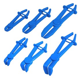6 Piece Hose Clamp Pliers, 6 Sizes Hose Clamps Set Car Hose Clamps Pliers Set for Cooling Hoses, Fuel Hoses, Brake Hoses
