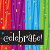 Creative Converting 16-Count Paper Lunch Napkins, Celebrate, Milestone Celebrations, Multicolor,