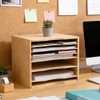 Wooden Puzzle Holder Rack, 7-Tier Puzzle Storage Shelf with Removable