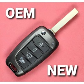 Hyundai 95430-S1000 New OEM Hyundai Santa Fe Remote Flip Key 4B Hatch - TQ8-RKE-4F39