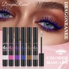 DLZZRS 4D Colored Mascara, Voluminous Original Volume Lash Makeup Mascara,