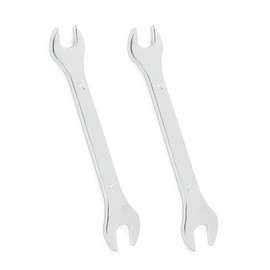 Vokenforu 2 Pcs Open End Spanner, 12mm x 13mm Super Thin Carbon Steel Double Open Ended Wrench, Metric Repairing Tool for Bicycle