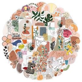 Children's Stickers, 100 Pieces Bohemian Sticker Set, Waterproof Children's Stickers, Children's Birthday Gift Party Decorations, Rewards, Stickers Children for Cupboards, Laptops, Bikes