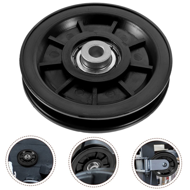 Kisangel 3pcs Fitness Pulley Wheel Replacement for Gym Accessories Cable