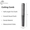 ForceWave Fine Cutting Comb with 14 holes for Accurate Measuring