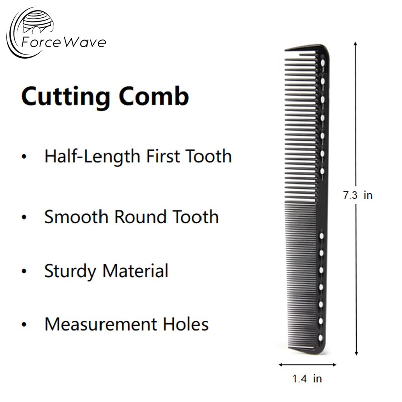 ForceWave Fine Cutting Comb with 14 holes for Accurate Measuring