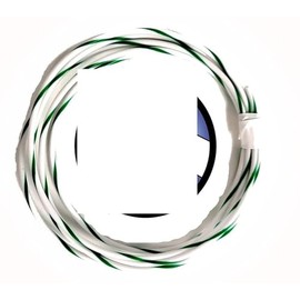 Gxl Wire 20 Awg Stranded White W/Green Stripe 50 Ft Coil Durable, High-Efficiency Cables for Reliable Performance T1ACDS01571