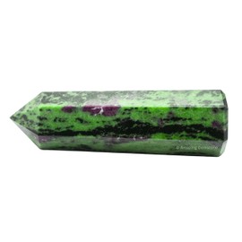Amazing Gemstone Large Ruby Zoisite Crystal Towers ~ Natural Healing Crystal Point Obelisk for Reiki Healing and Crystal Grid (5.5" to 6" INCH)