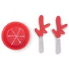 Transpac Y7786 Dolomite Reindeer Chip and Dip, Set of 4