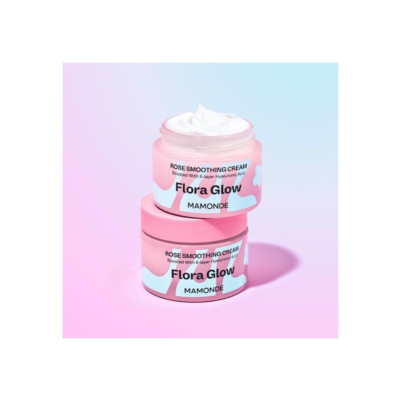 Mamonde Flora Glow Rose Smoothing Cream 50mL - Mamonde Flora