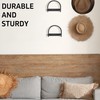 NBBENG Cowboy Hat Rack for Wall 4 Pack, Cowboy Hat
