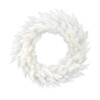 Vickerman Sprue Wreath-Unlit, 48-Inch, Sparkle White