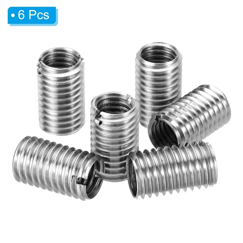 PATIKIL 6pcs M12*1.75 Male M10*1.5 Female Screw Adapter Sleeve Reducer