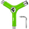 Tuxs Multifunctional Skateboard Tool Lightweight Portable with Allen Key and