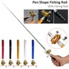 Pocket Size Fishing Rod, Portable Collapsible Micro Pen Fishing Rod