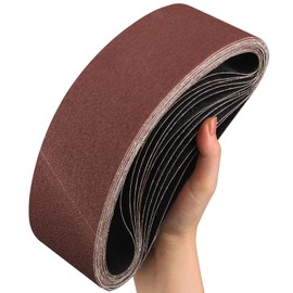 STEBRUAM Sanding Belt 75 x 533 mm,12PCS 320 Grit