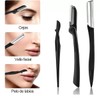 Kit de 12 piezas de afeitado para cejas, kit de