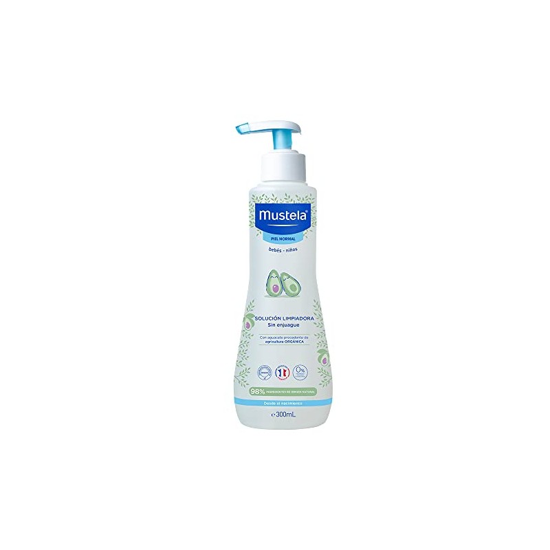 Mustela Solución Limpiadora Sin Enjuague, Piel Normal, 300ml
