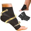 Compression Foot Sleeve (1-Pack) - Size: Large/XLarge, Style: Black Copper