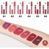 Set de 6 labiales Z Lápiz Labial color rosa mate