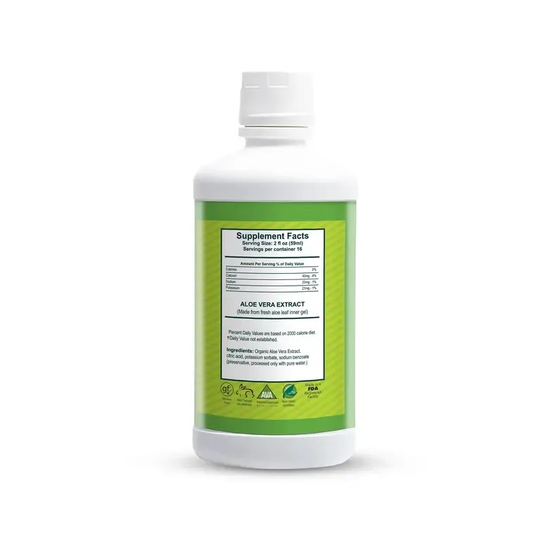 2 Pack - Bella All Natural Aloe Vera Juice, 32