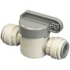 John Guest Grey Acetal Shut Off Valve Connection 1/2 inch