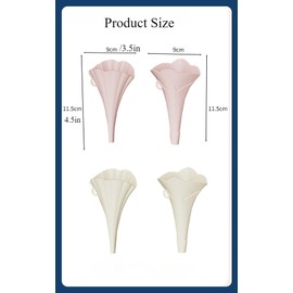 NIPOGEAR Kitchen Funnel Set，Folding Funnel, Liquid Dispensing Small Caliber Oil Funnel with Support，foldable Funne，small Funnels for Filling Small Bottles (4PCS,Multicolored)