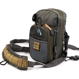 MAXIMUMCATCH Maxcatch Fly Fishing Chest Bag Super Light Chest Pack for Fly Fishing Accessories, V-comp chest pocket, Sporty