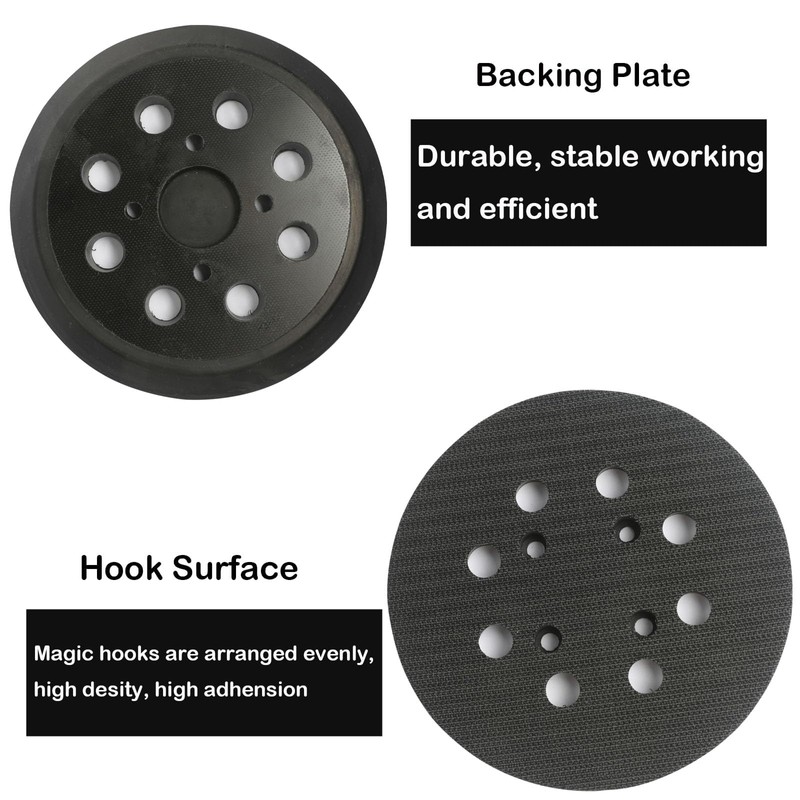 5 Inch Random Orbital Sander Replacement Pad, Replacement Compatible with