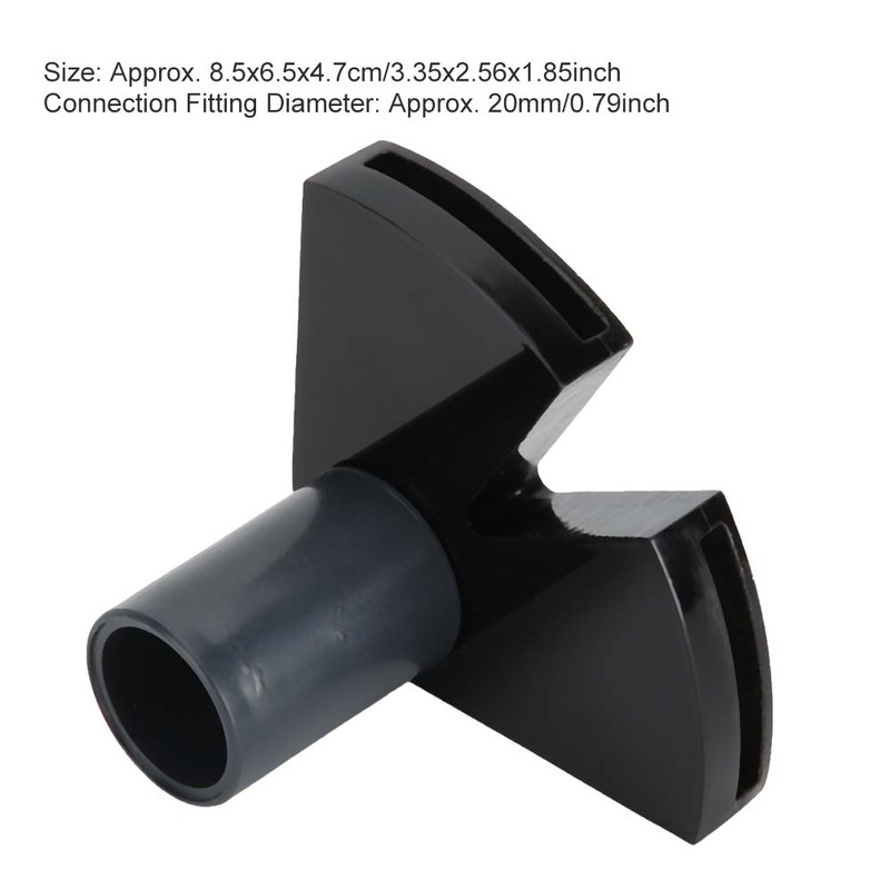 Acrylic 360° Adjustable Aquarium Double Flat Duckbill Nozzle Water Flow