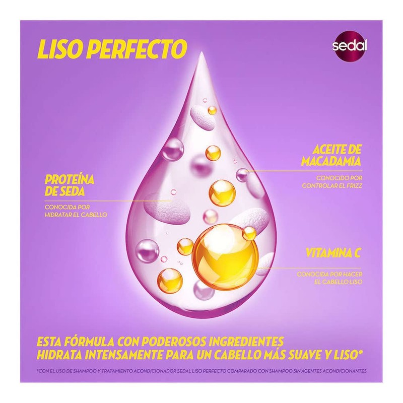 Sedal Acondicionador Liso Perfecto 300 ml