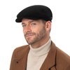 Stetson Vedrick Flat Cap Winter Hat Made in EU Men's