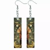 the fun things Celestial Dreaming Moon Goddess Earrings NO TARNISHING