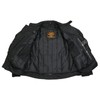 Milwaukee Leather MPM1792 Men's Black CE Armored Textile Motorcycle Jacket-