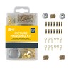 172 Piece Picture Hanging Set, Quality Picture Hooks, Eyelet Screws,