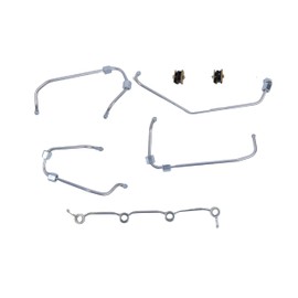 LSSOCH Fuel Injector Pipe Set 3974604 3974605 3974606 Compatible with Bobcat Skid Steer Loader 645 743 KUBOTA D1402
