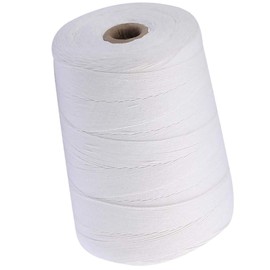 Cabilock Cotton Bakers Twine Fine Cotton String Food Safe 500M 0.8mm for Butchers Baking Tying Meat Sausage Pork Elbow Bacon Zongzi Gift Wrapping DIY Crafts 250g