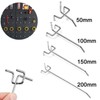 AIMALL 50x Pegboard Hooks Metal Panel Valcano Peg Board Hook
