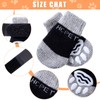 Frienda 8 Pieces Dog Socks Pet Knit Socks Anti-Slip Cat