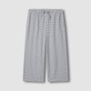 JAJU [JAJU] Men's Rayon Cotton Seersucker 7-point Pajama Pants (Choose