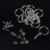 150Pcs Keyring Making Kit Including Jewellery Jump Rings Key Chain