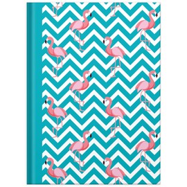 RNKVERLAG 46751 Notebook "Flamingo Blue" Dotted DIN A5 96 Sheets 70 g/m² Pack of 1