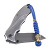Trufas Hand Woven Paracord Knife Lanyards With Brass Snake Head