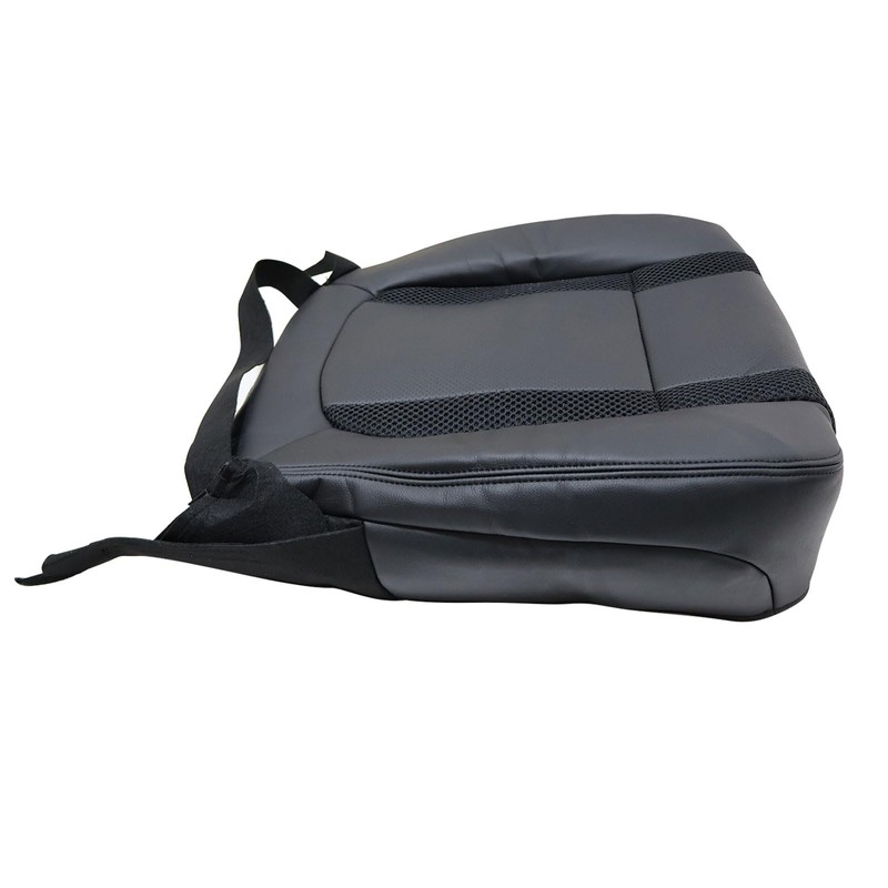NLQR Front Driver Bottom Replacement Perforated Seat Cover Charcoal Black