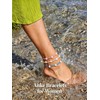 Ursumy Boho Ankle Bracelets for Women Summer Beaded Foot Chain