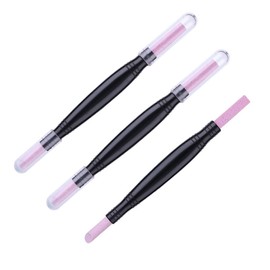 FOMIYES 3pcs Double-end Nail Grinding Pen Multifunctional Exfoliating Skin Scrub Stick for Women Lightweight and Portable Nail File for