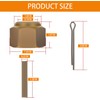 5008 Inboard Prop Nut Kit with New Pin and Key